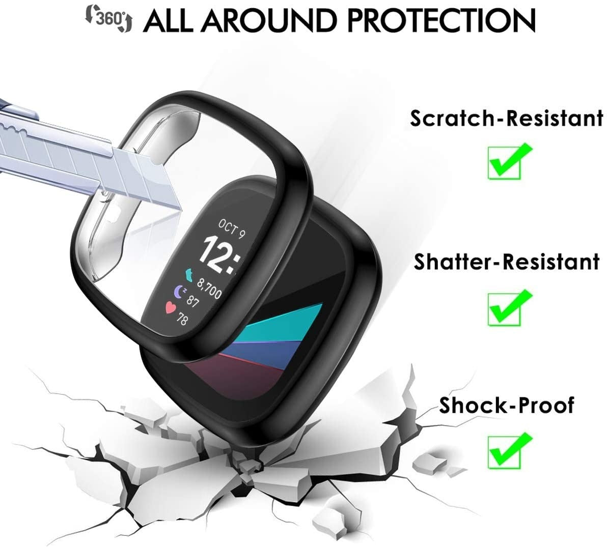Fitbit Sense Case (Black)