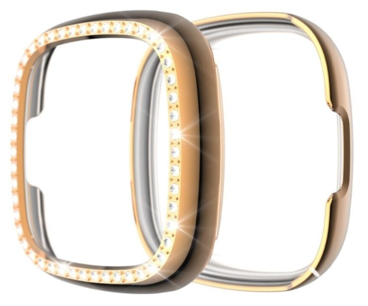 Fitbit Versa 3 Diamond PC Case (Rose Gold)
