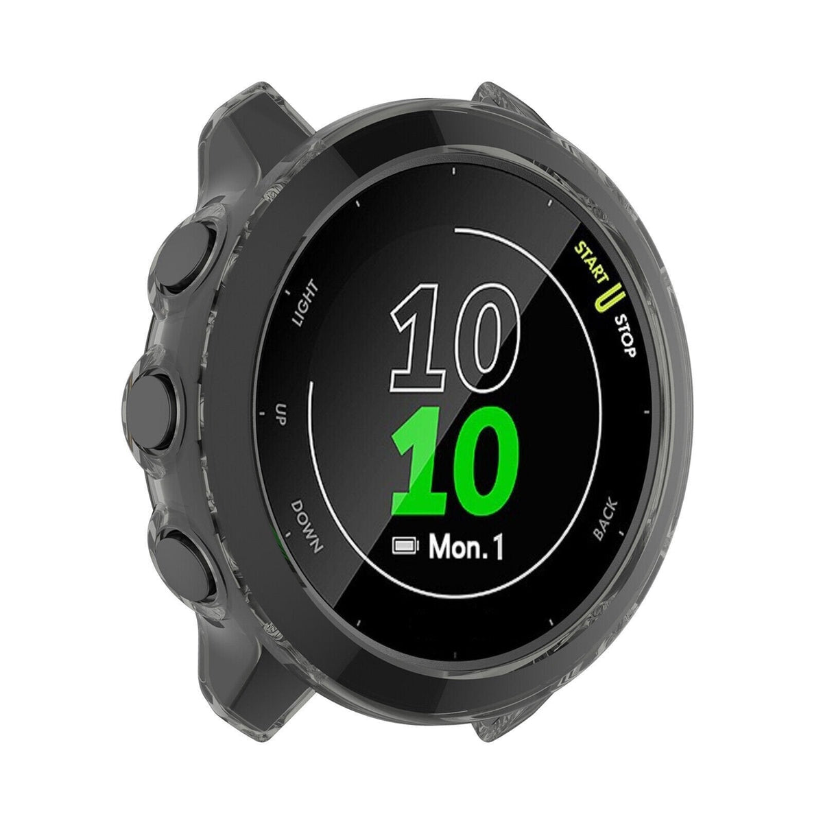 Garmin Forerunner 55 TPU Case (Transparent-Black)