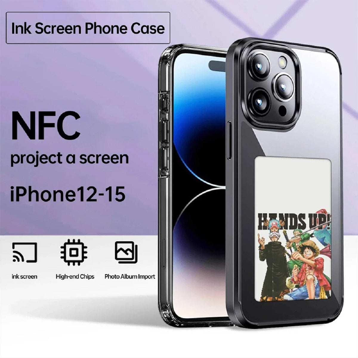 Smart Diy E-ink Screen Case For iPhone