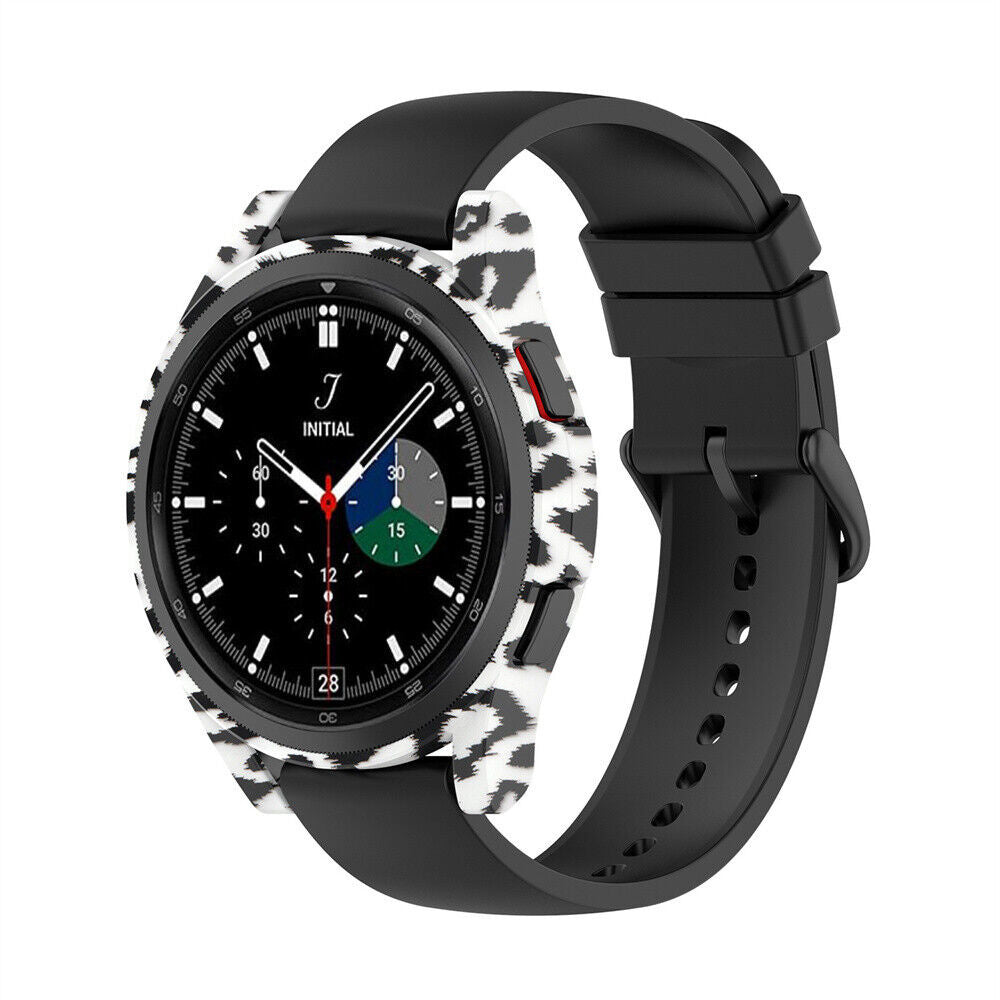 Samsung Galaxy Watch 4 Classic 46mm PC Case (White Leopard)