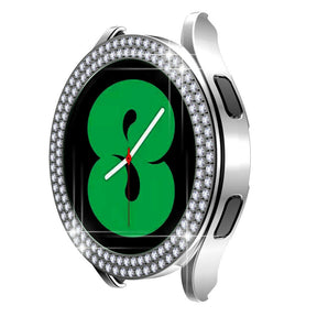 Samsung Galaxy Watch 4 40mm Diamond PC Case (Silver)