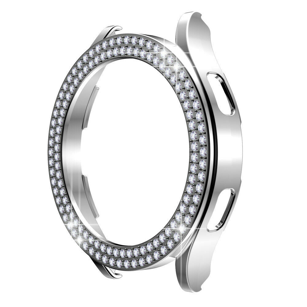 Samsung Galaxy Watch 4 40mm Diamond PC Case (Silver)
