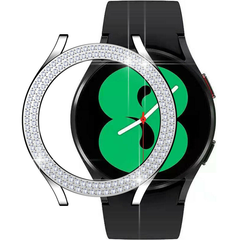 Samsung Galaxy Watch 4 40mm Diamond PC Case (Silver)