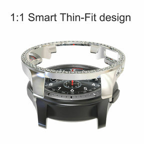 Samsung Galaxy Watch 46mm Diamond PC Case (Silver)