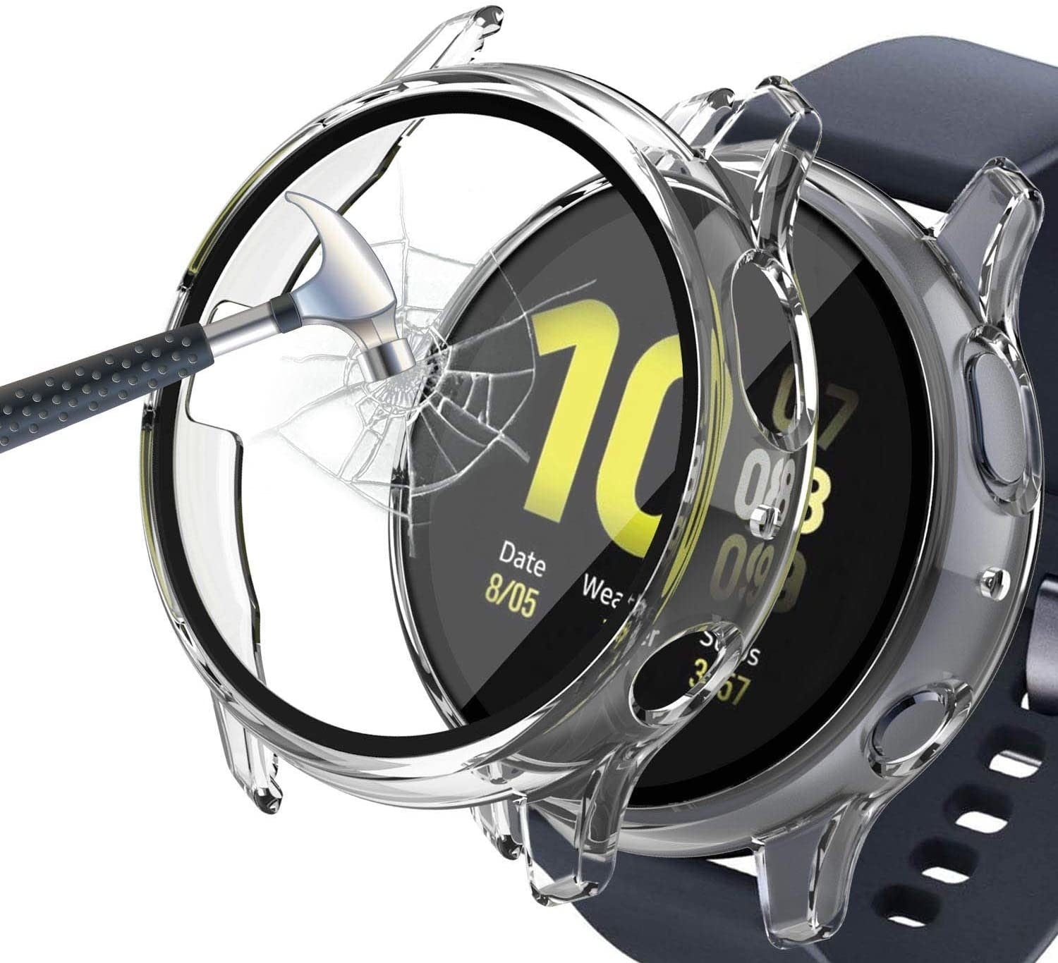 Samsung Galaxy Watch Active 2 44mm Case (Transparent)