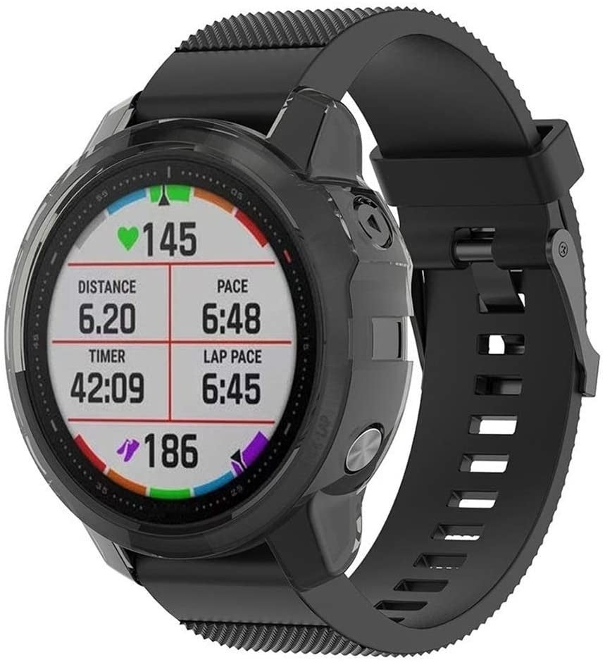 Garmin Fenix 5s TPU Case (Transparent Black)