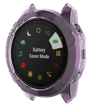 Garmin Fenix 6s TPU Case (Transparent Purple)