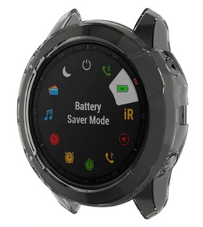 Garmin Fenix 6s TPU Case (Transparent Black)