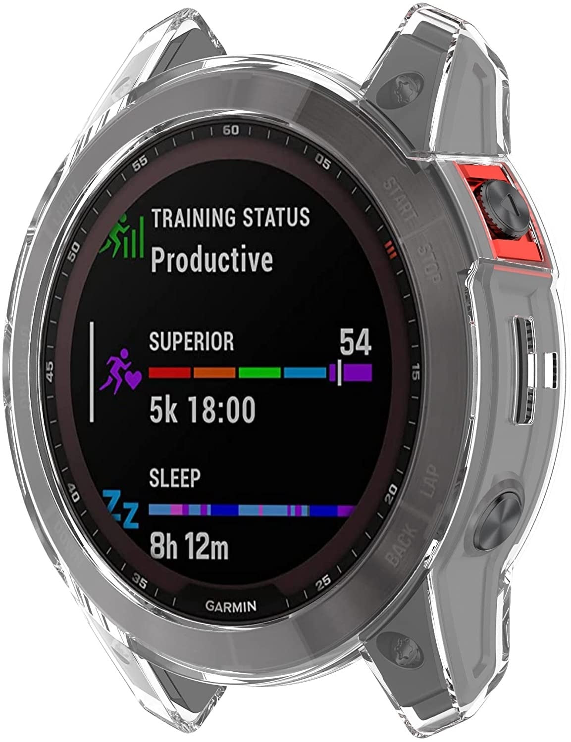 Garmin Fenix 7x (Solar) TPU Case (Transparent)