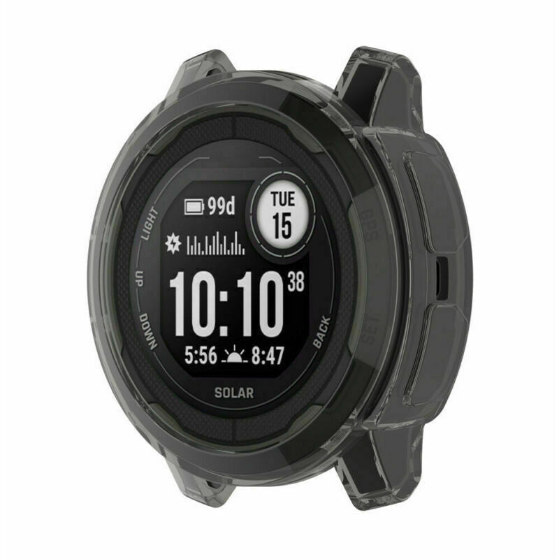 Garmin Instinct 2 TPU Cover (Transparent-Black)