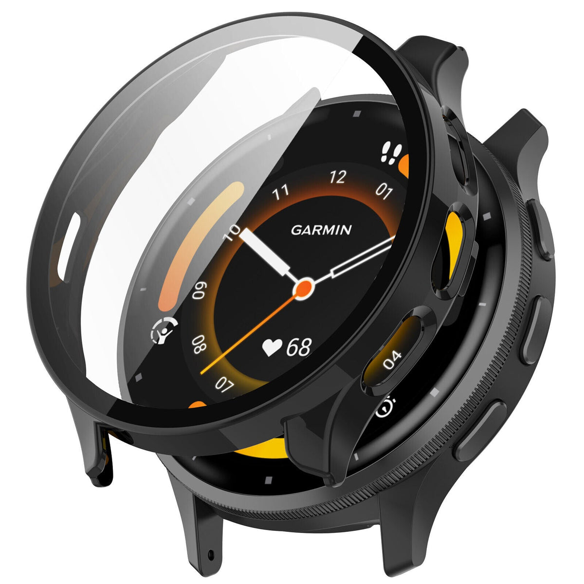 Garmin Venu 3s hard case with glass (black)