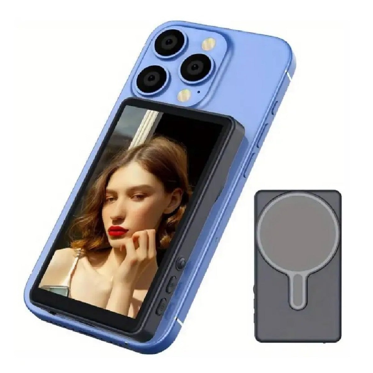 Magnetic Phone Vlog Screen – Rear Camera Monitor