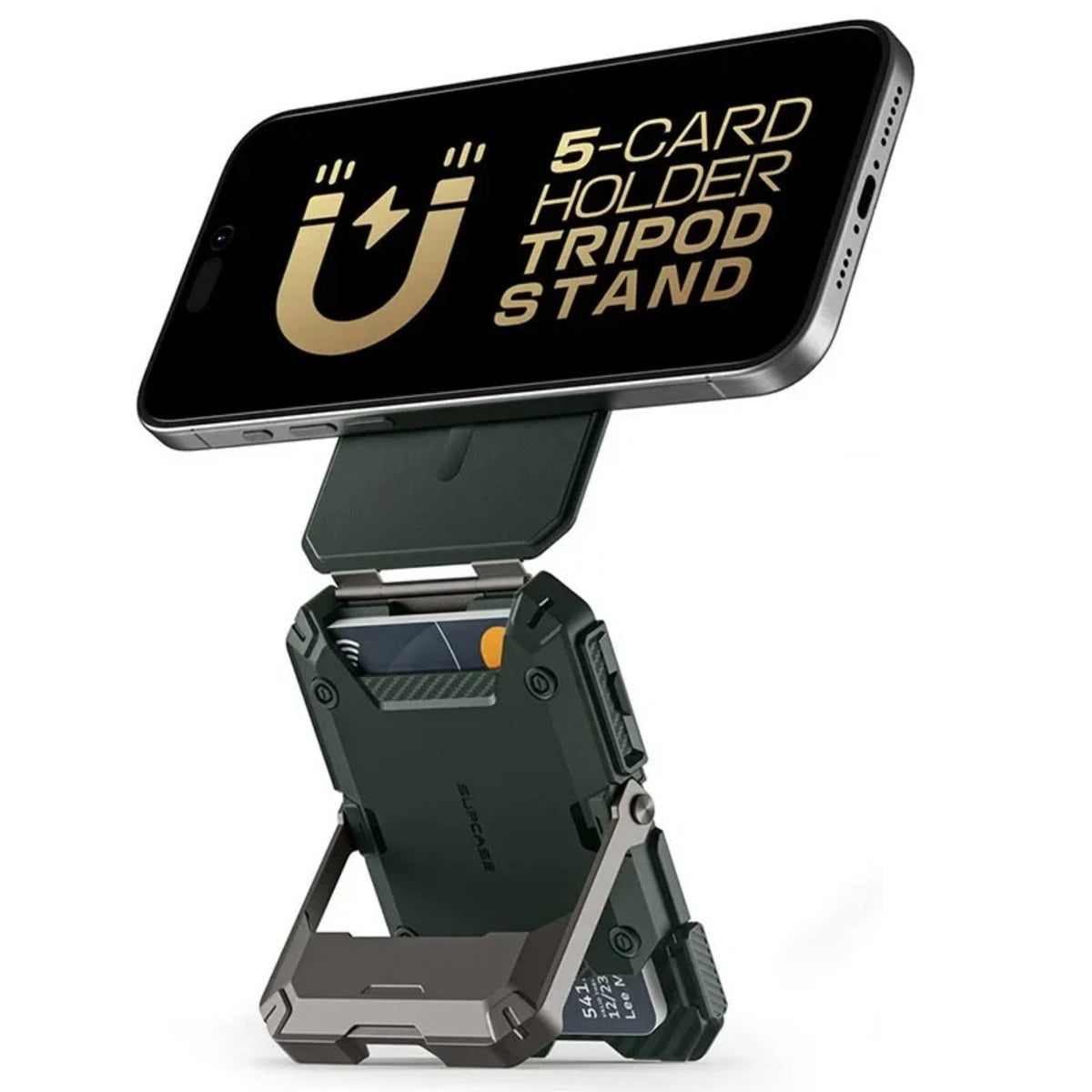 Magnetic Tripod Phone Stand – MagSafe Wallet and Adjustable Holder for iPhone