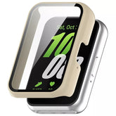 Samsung Galaxy Fit 3 Hard Case with Glass (Beige)