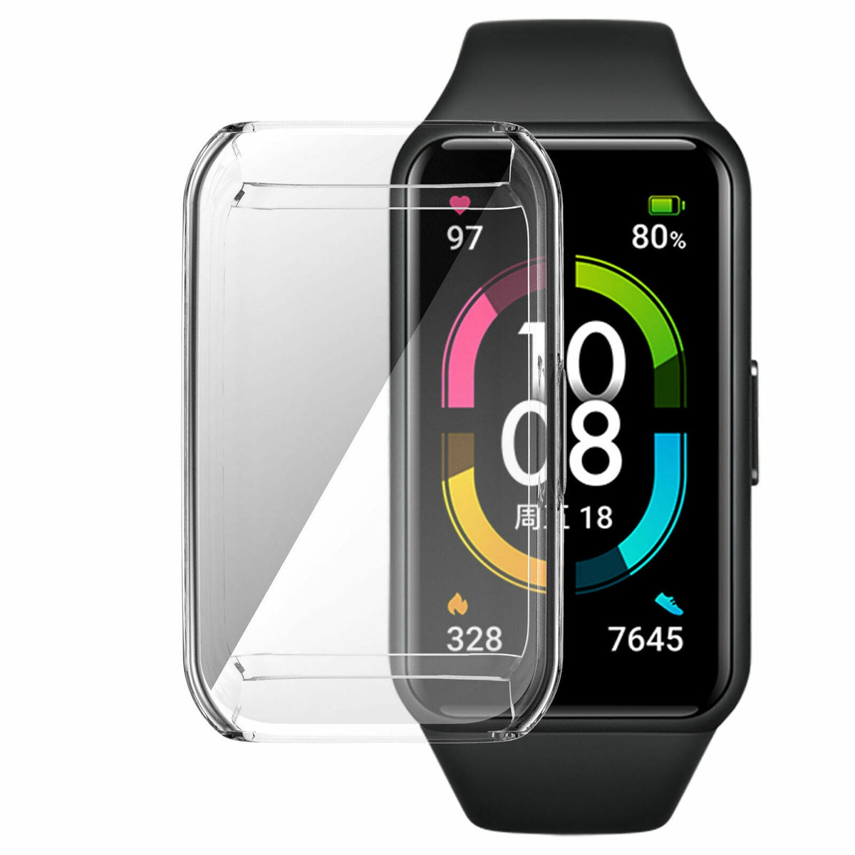 Huawei Band 6 TPU Case (Transparent)