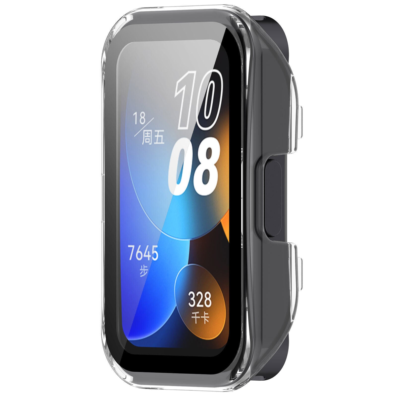 Huawei Band 8 Protective cover with Glass (Transparent)