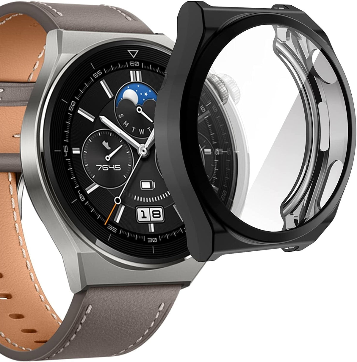 Huawei Watch GT 3 Pro 46mm TPU Case (Black)