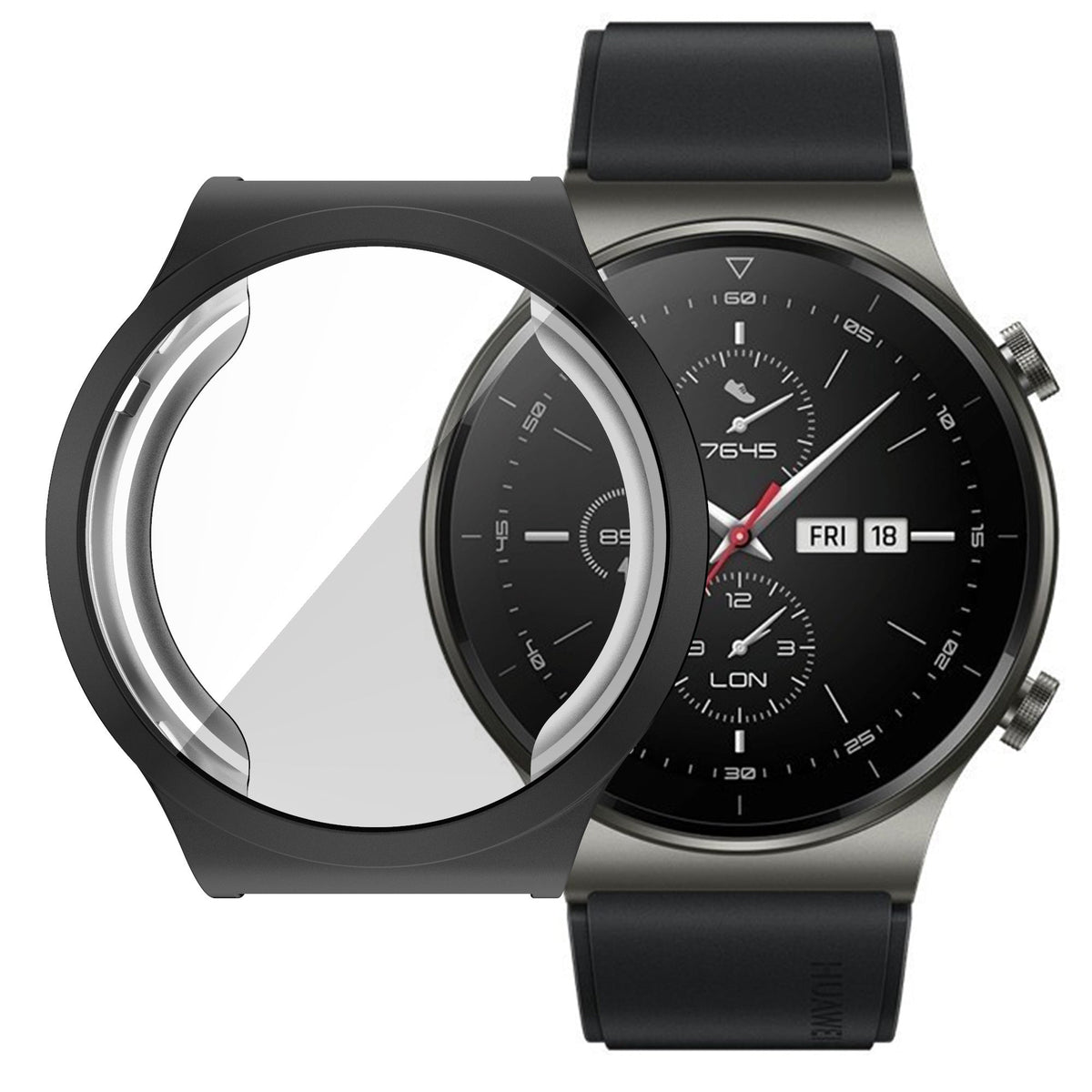 Huawei Watch GT 2 Pro TPU Case (Black)