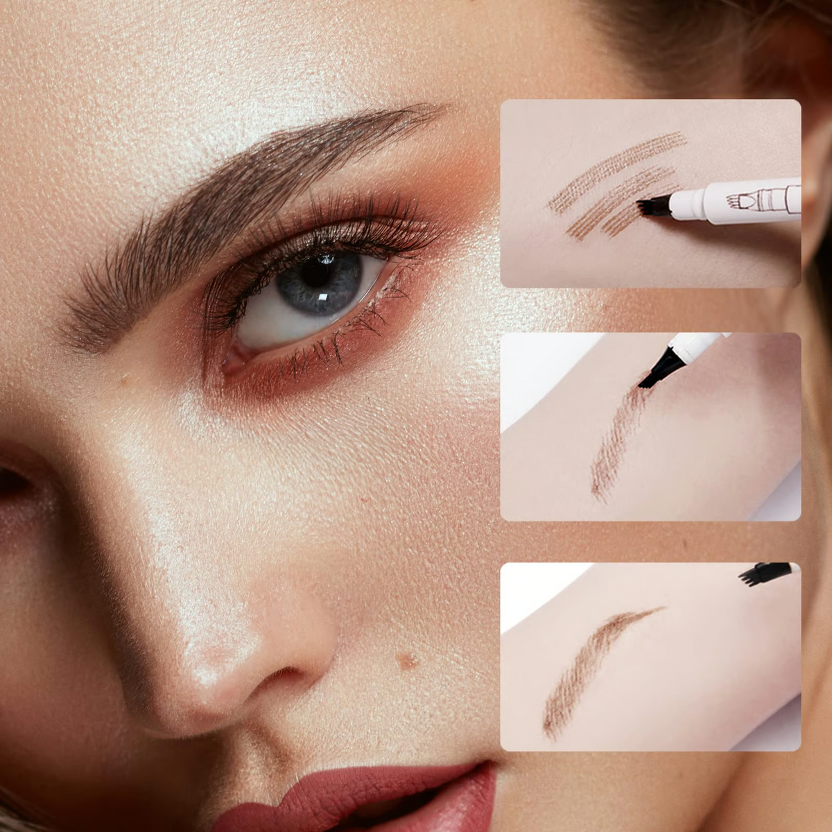 ❤️New Waterproof Eyebrow - Chestnut / 🎁Chestnut