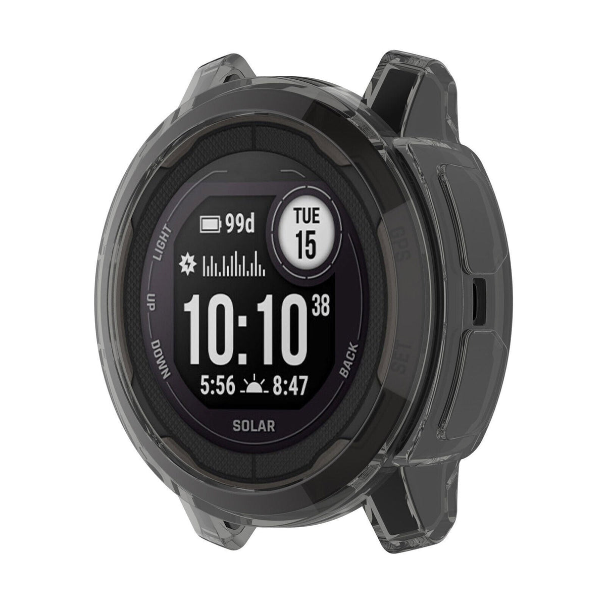 Garmin Instinct 2s TPU Cover (Transparent-Black)