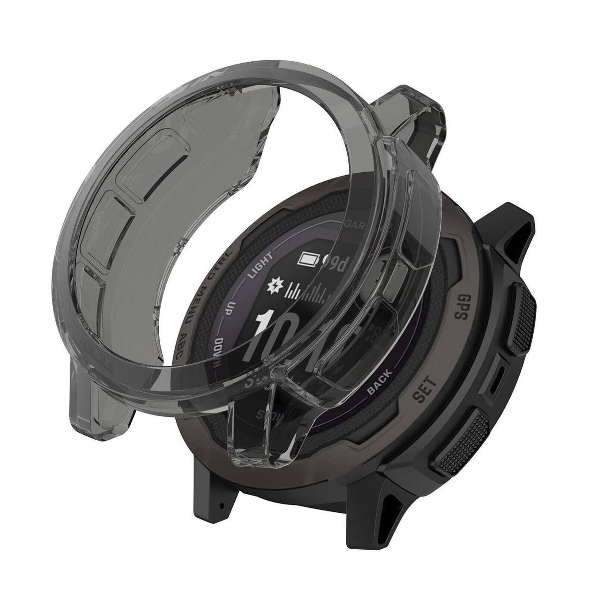 Garmin Instinct 2s TPU Cover (Transparent-Black)