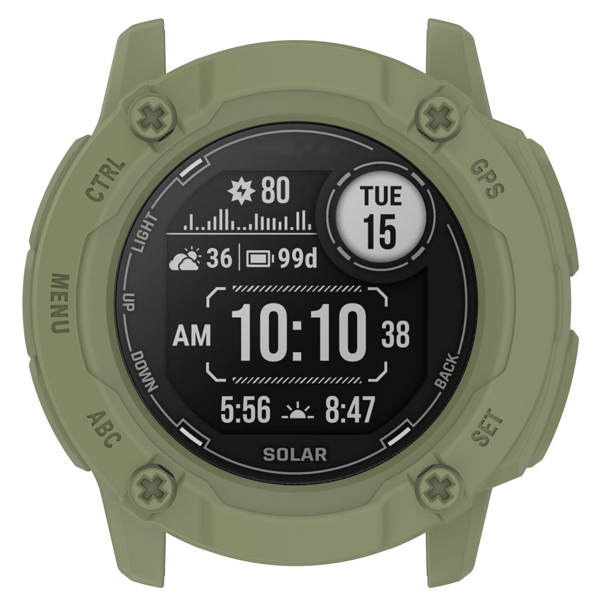 Garmin Instinct 2x Rugged TPU Cover (Olive)