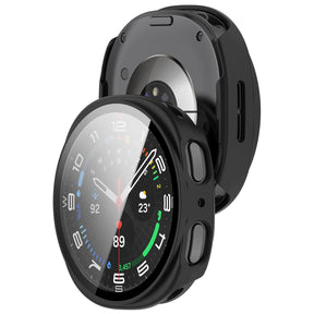Samsung Galaxy Watch 8 - 40mm Hard Case with Glass (Black)