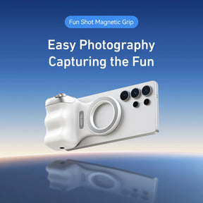 Magnetic Phone Camera Grip – Remote Shutter Handle and Holder
