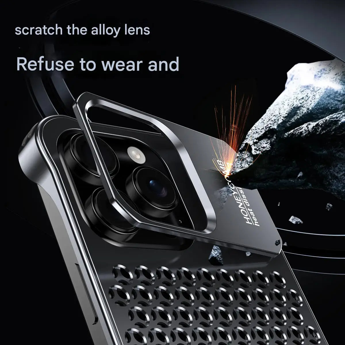 iPhone 16/15/14 Pro Max Case – Aluminium Bumper Shockproof and Anti-Scratch