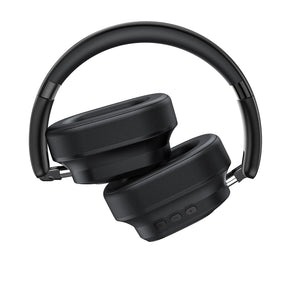 Hybrid Wireless Headphones – Headset with LED Screen and Magnetic Touch Control