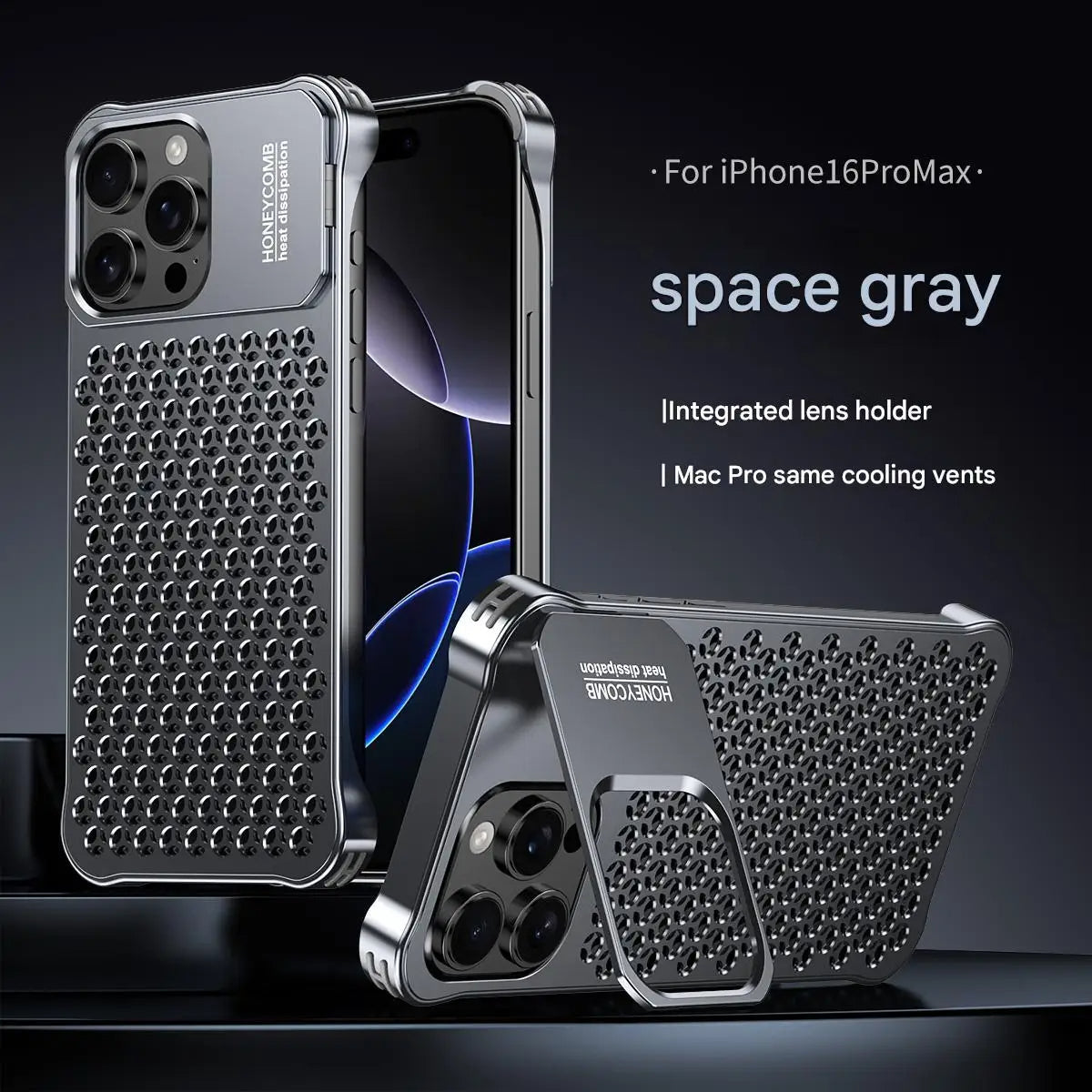 iPhone 16/15/14 Pro Max Case – Aluminium Bumper Shockproof and Anti-Scratch