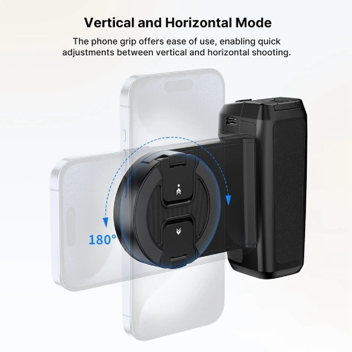 Bluetooth Camera Shutter Grip – Smartphone Selfie Handle and Stabiliser