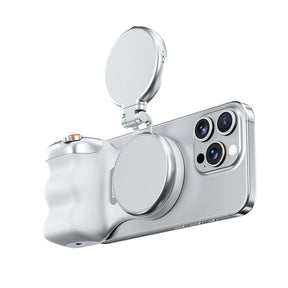 Magnetic Phone Camera Grip – Remote Shutter Handle and Holder