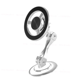 720° Magnetic Car Phone Holder – Metal Air-Vent Mount and Foldable Stand
