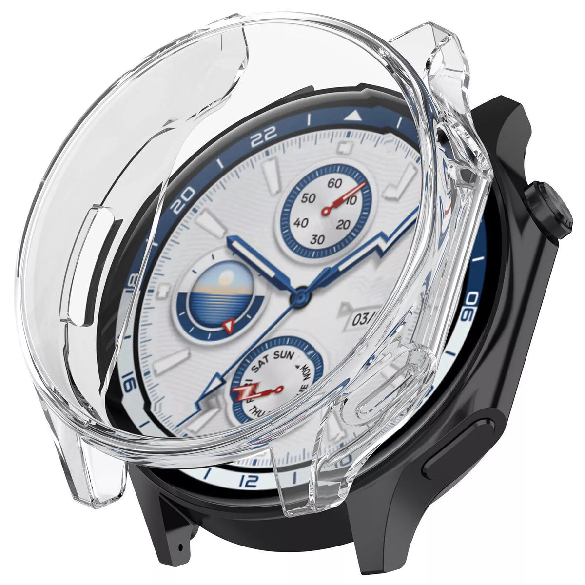 OnePlus Watch 2 TPU Case (Transparent)