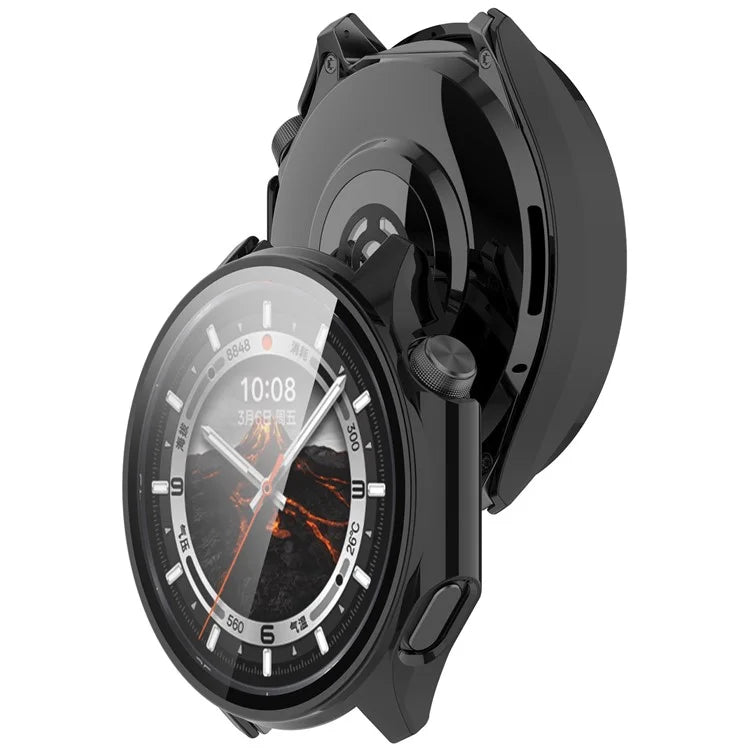OnePlus Watch 3 PC Case with Glass (Black)