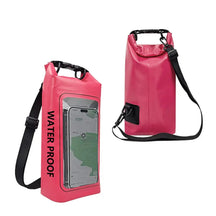 2L Waterproof Dry Touch Screen Bag Roll-Top Pool Outdoor Gear Storage