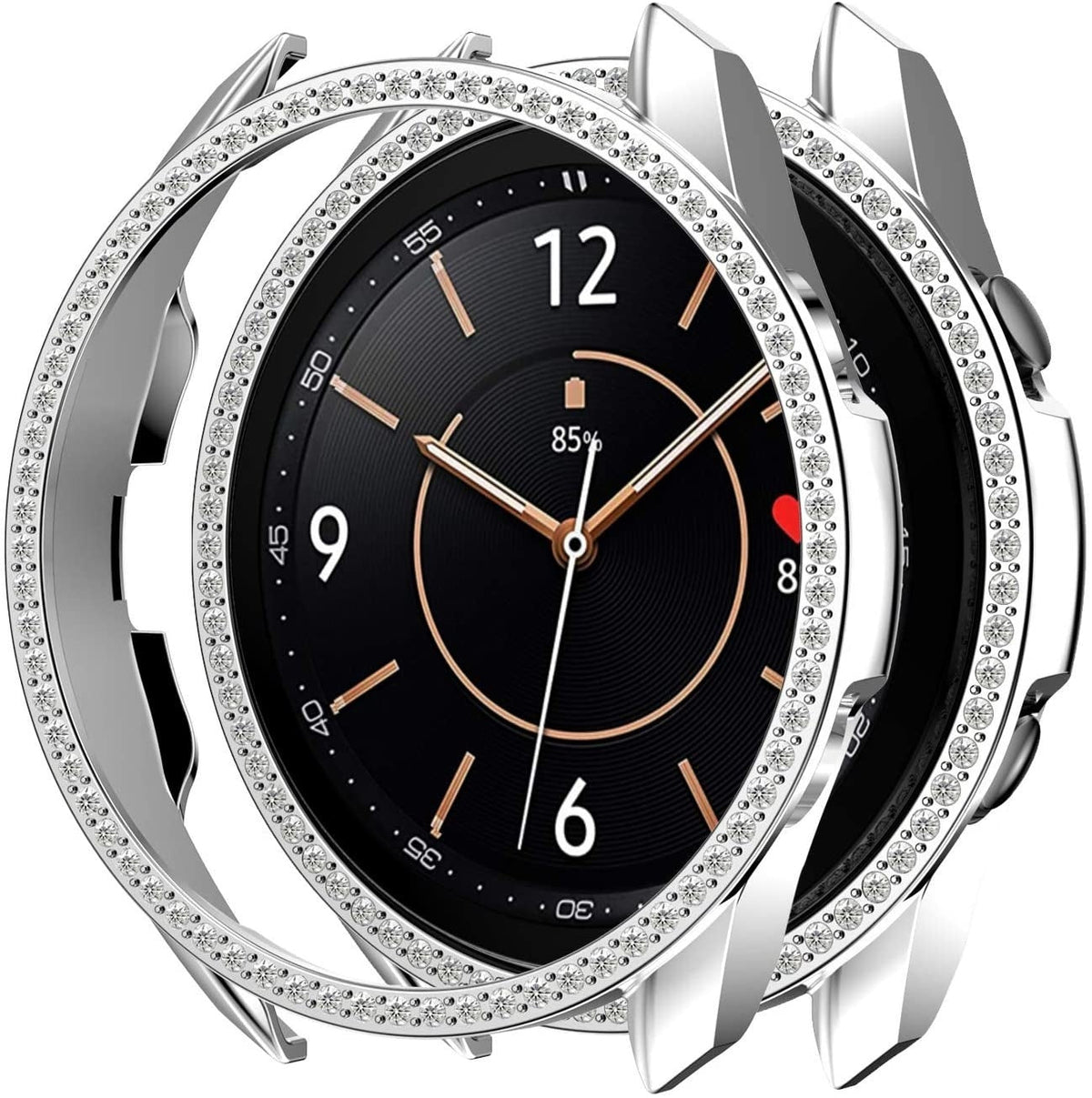 Samsung Galaxy Watch 3 41mm Diamond PC Case (Silver)
