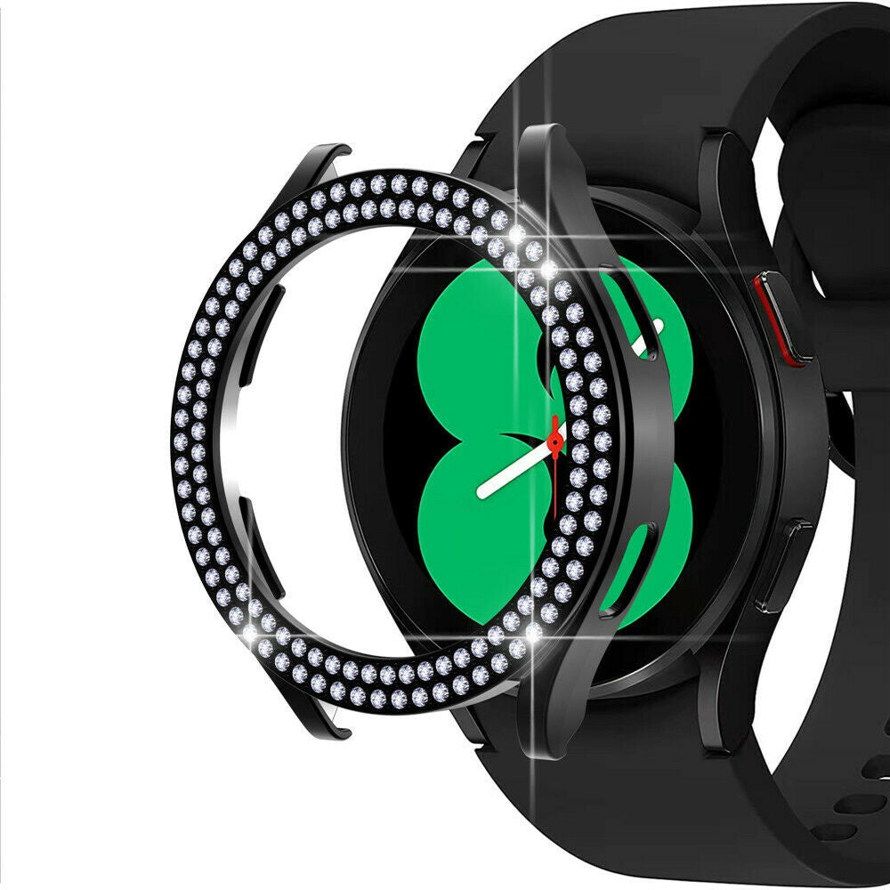 Samsung Galaxy Watch 4 44mm Diamond PC Case (Black)