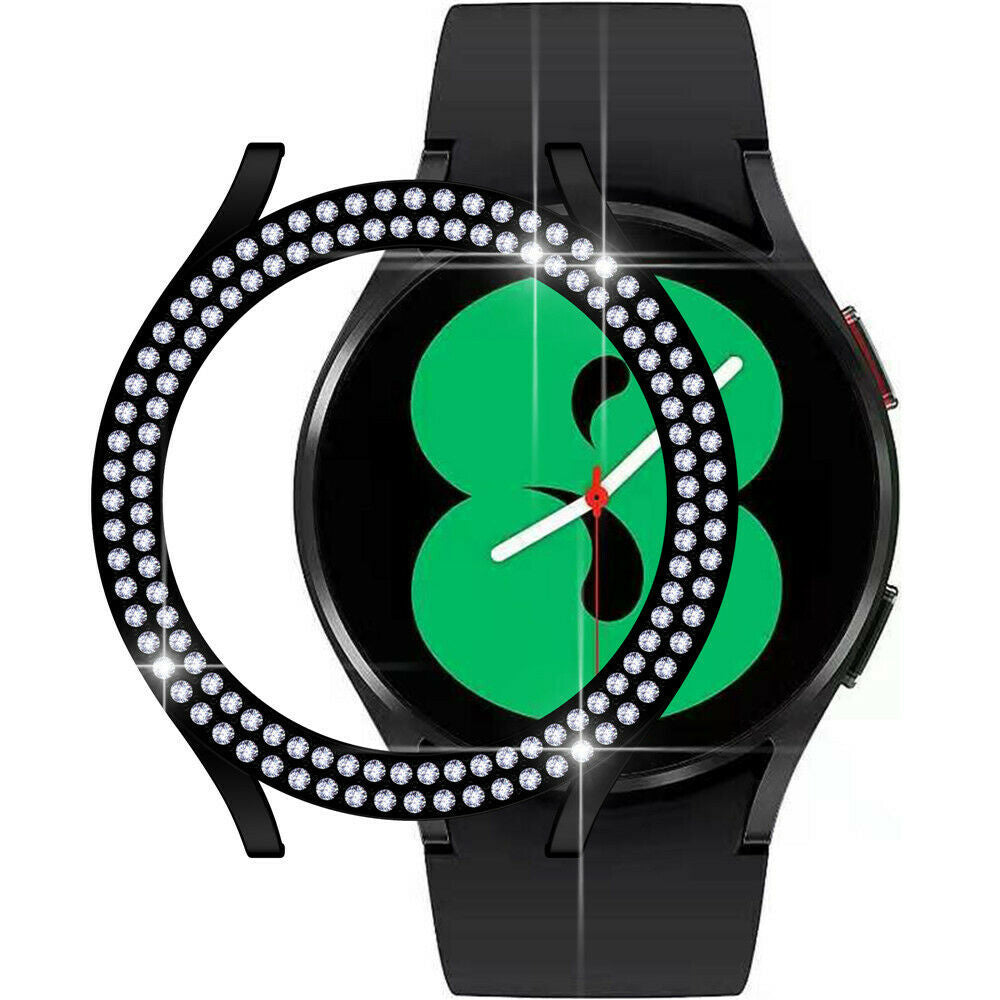 Samsung Galaxy Watch 4 44mm Diamond PC Case (Black)