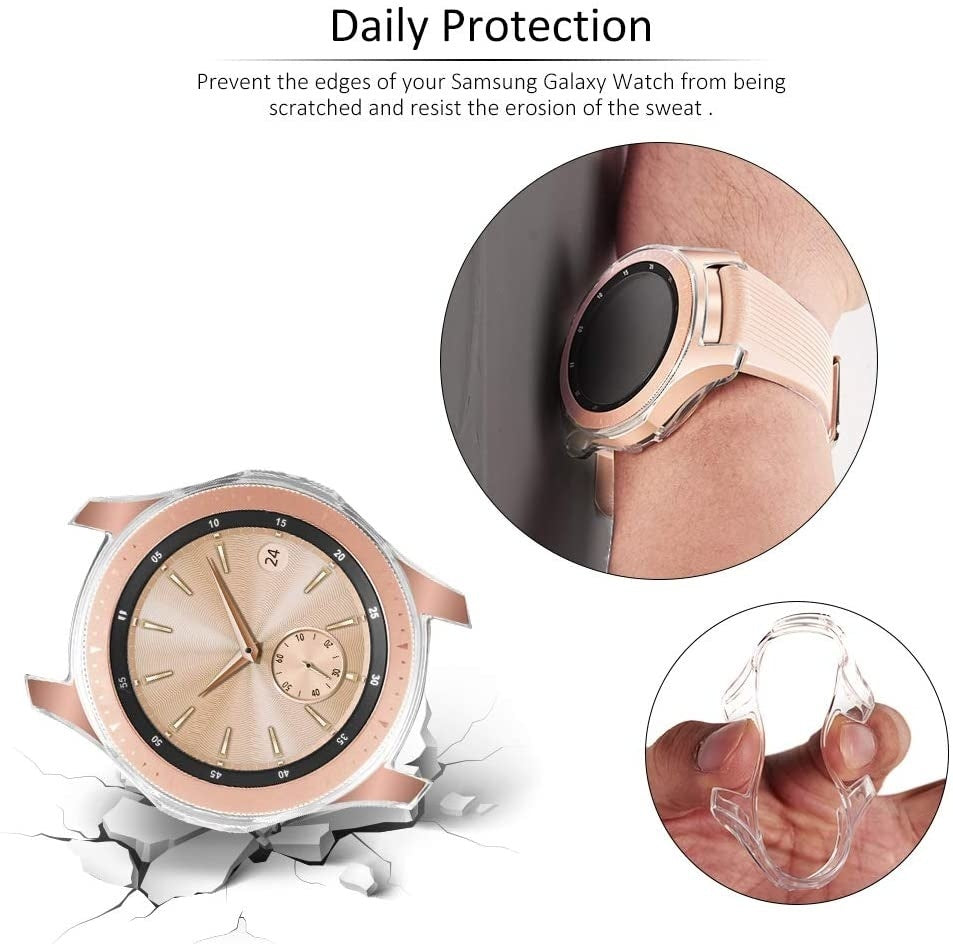 Samsung Galaxy Watch 42mm Case (Transparent)
