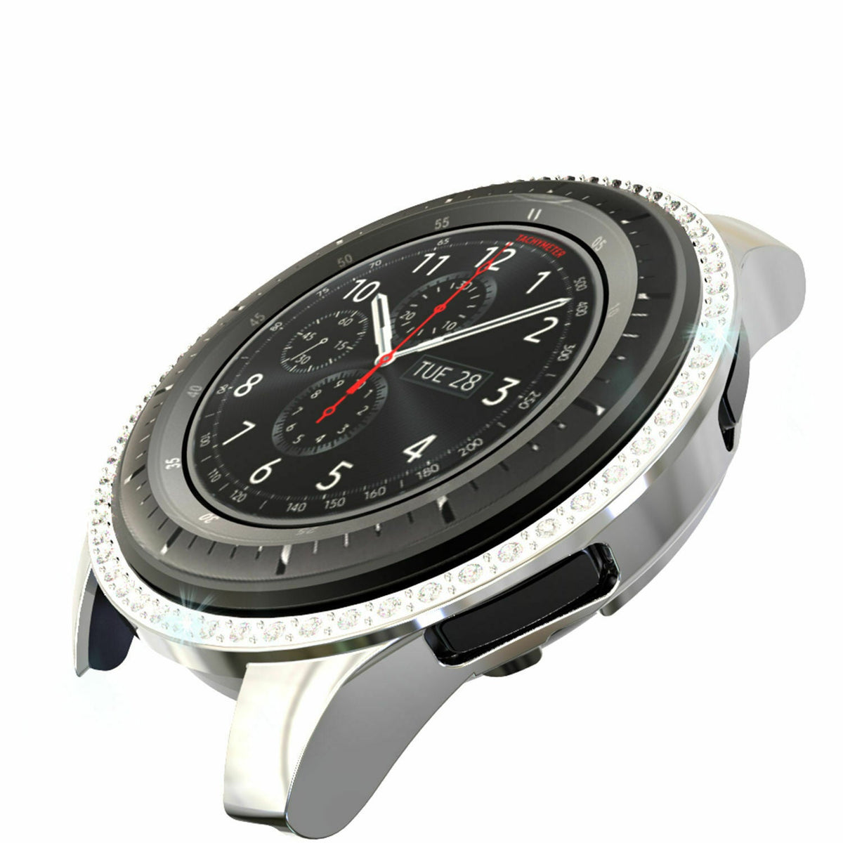 Samsung Galaxy Watch 42mm Diamond PC Case (Silver)