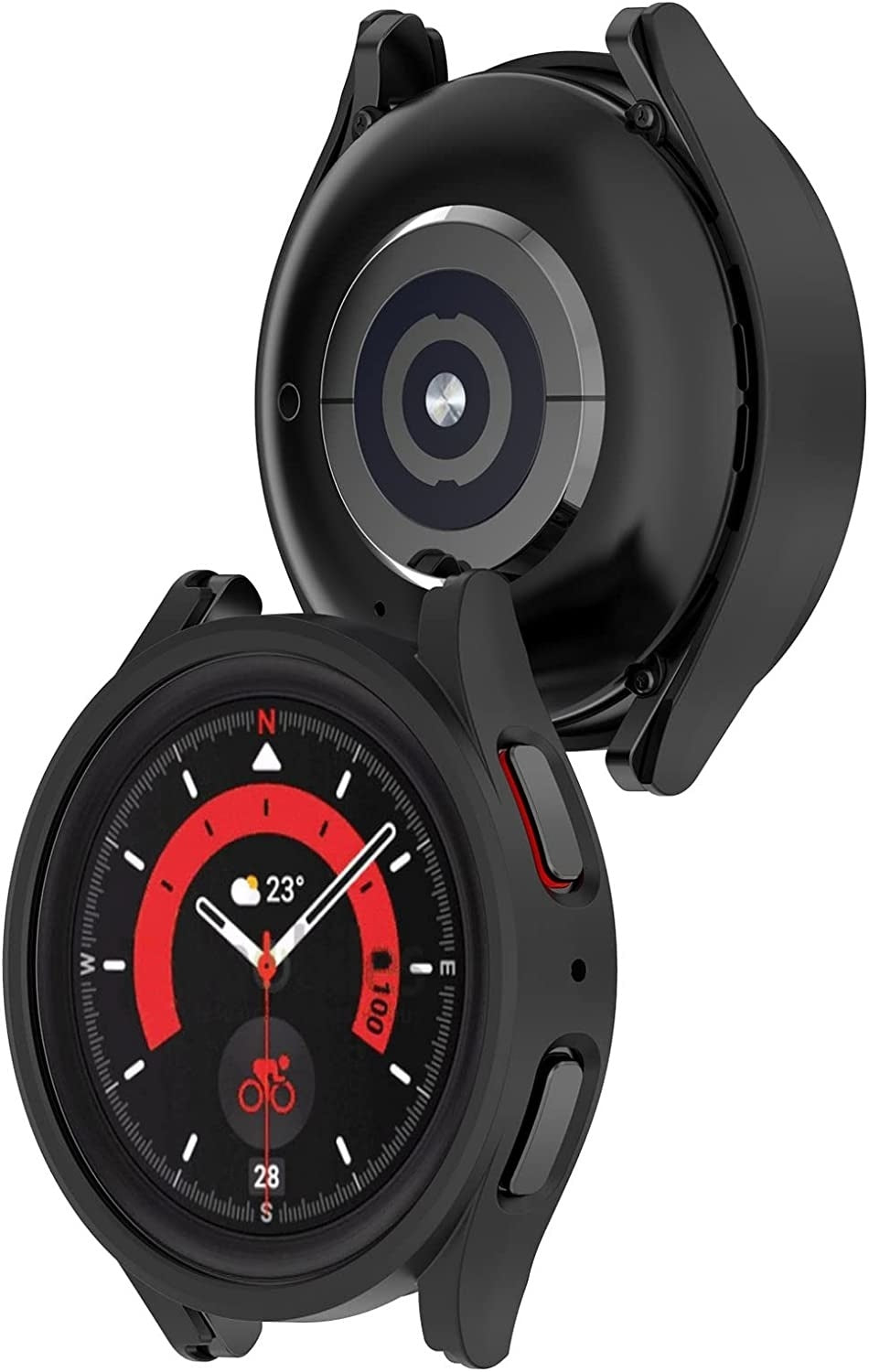 Samsung Galaxy Watch 5 Pro Hard Case Cover (Black)