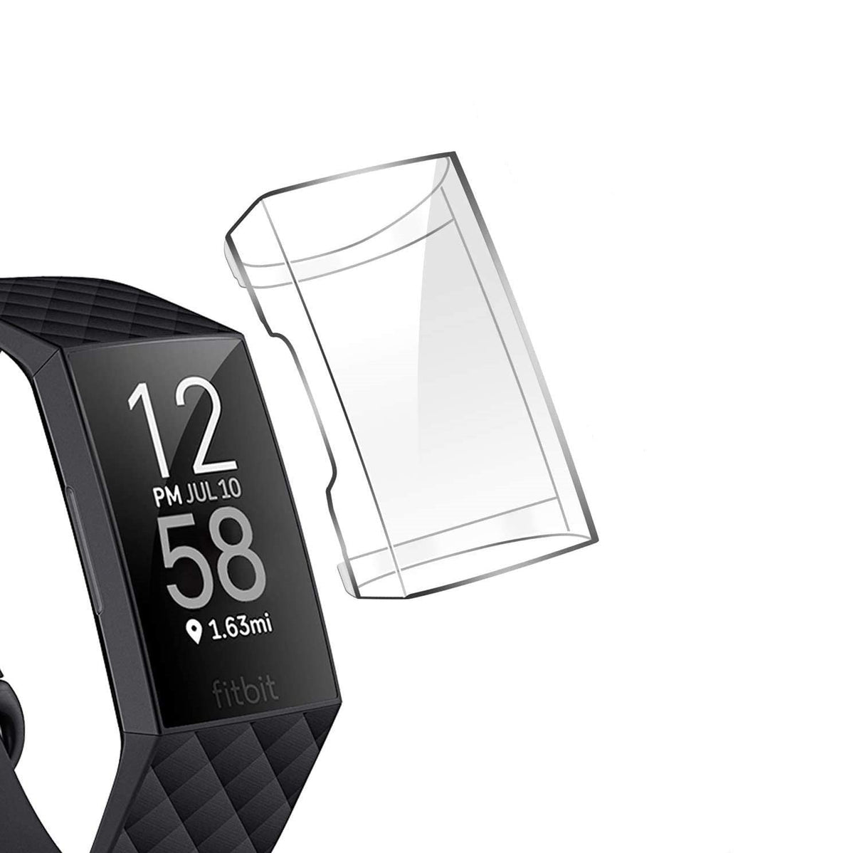 Fitbit Charge 3/4 TPU Case (Transparent)