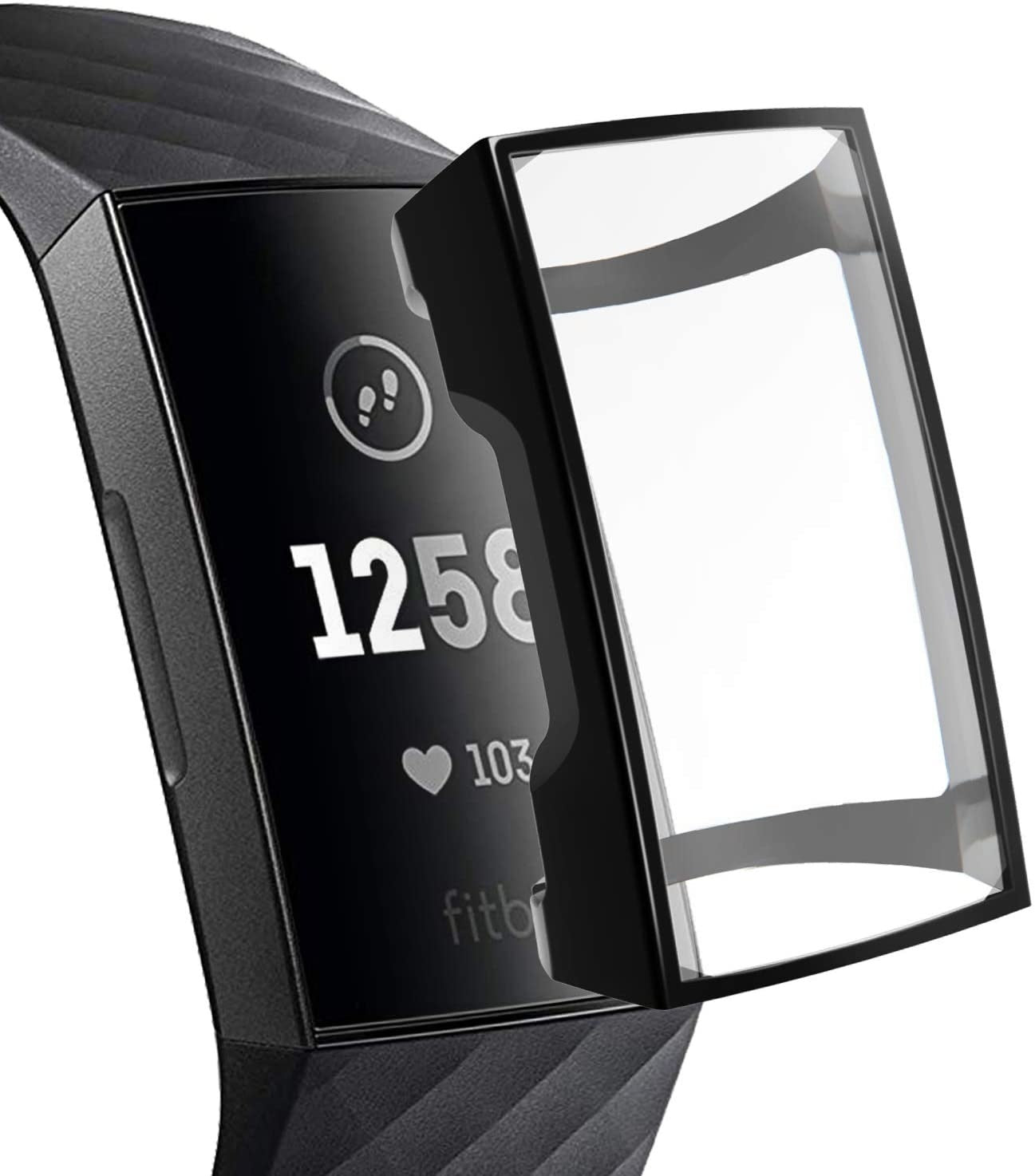 Fitbit Charge 3/4 TPU Case (Black)