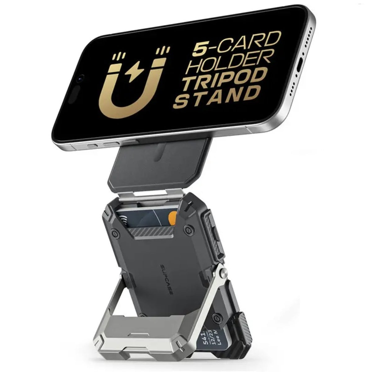 Magnetic Tripod Phone Stand – MagSafe Wallet and Adjustable Holder for iPhone