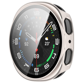 Samsung Galaxy Watch 8 - 40mm Hard Case with Glass (Starlight)