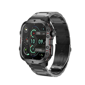 Men’s Rugged Outdoor GPS Smartwatch – 1.96" Bluetooth Call and Waterproof