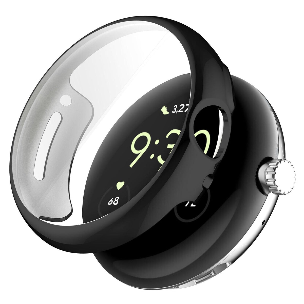 Google Pixel Watch 3 - 41mm TPU Case (Black)